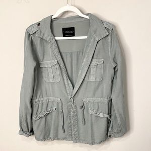 Green army jacket